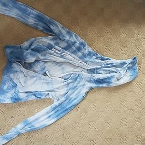 Tie dye aeropostale blue jacket